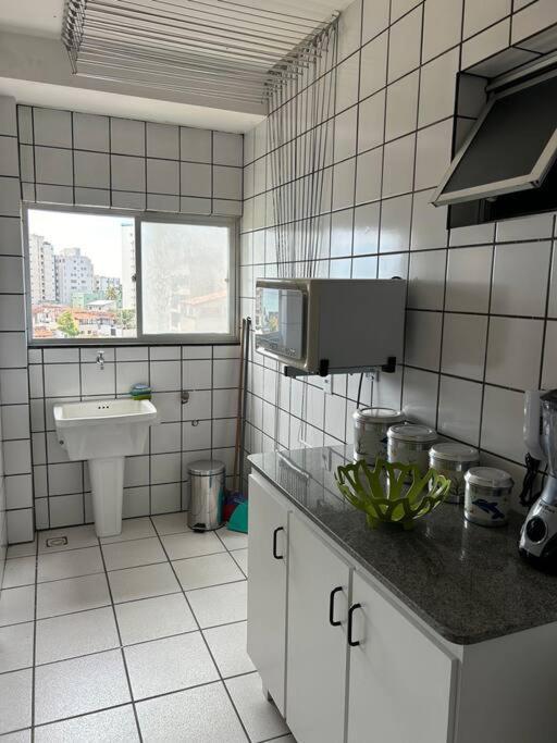 Apartamento De 3 Quartos Na Praia Da Fonte กวาราปารี ภายนอก รูปภาพ